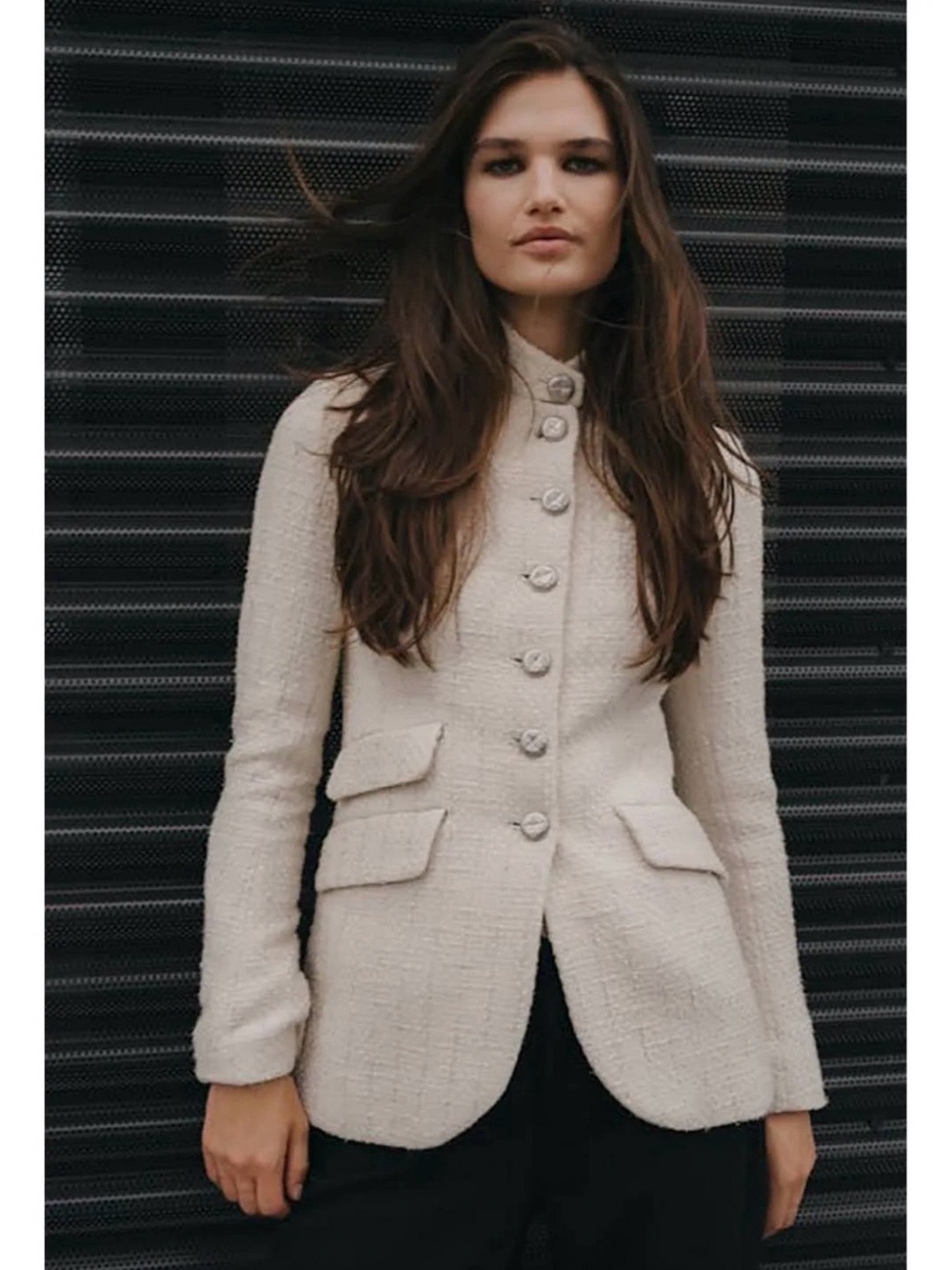rag & bone Slade Long Tweed Blazer Size 0 NWT
